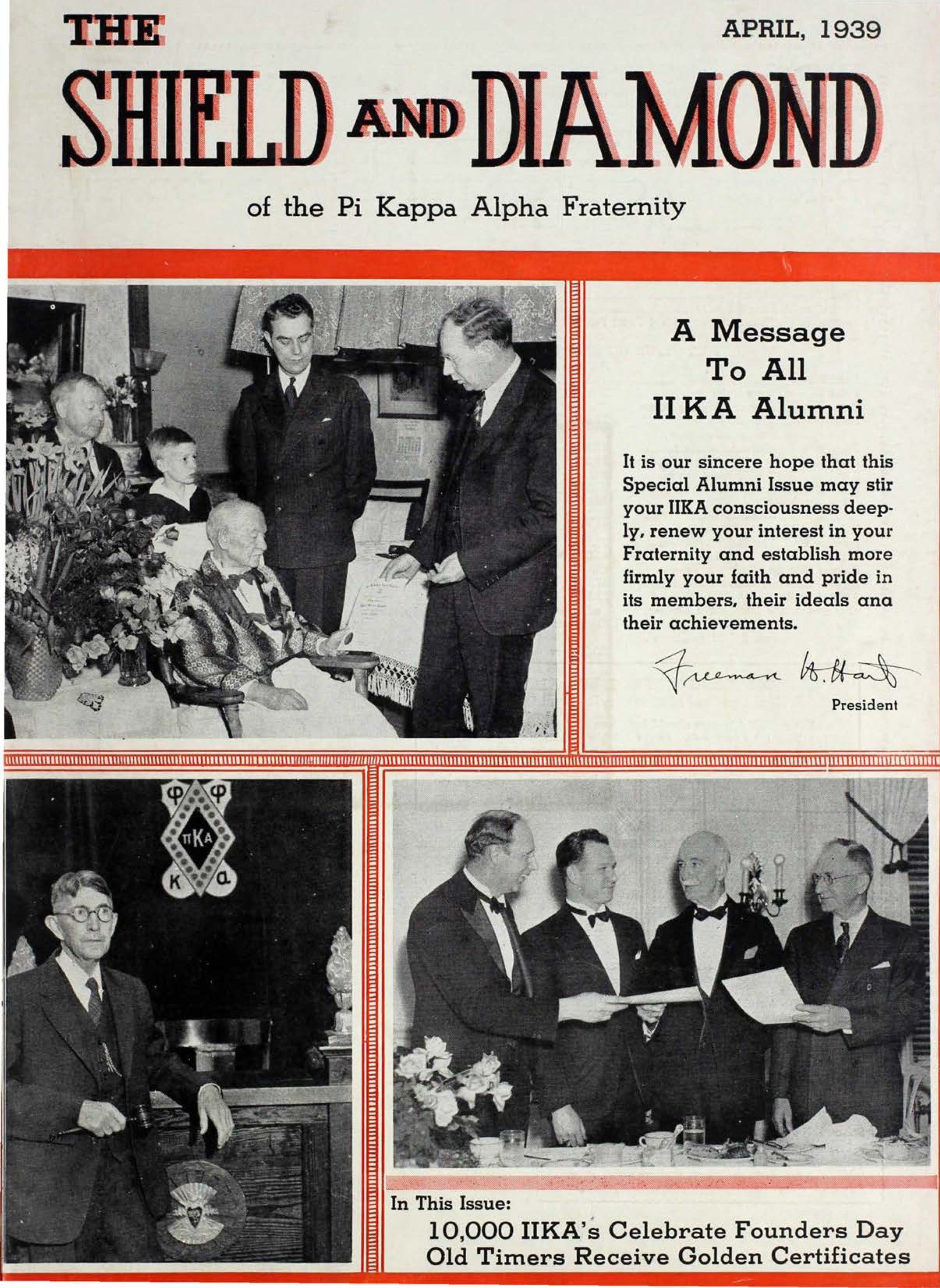 Shield and Diamond, Vol. 48, No. 4, April 1939